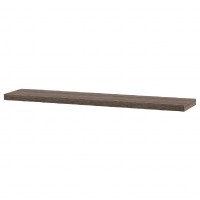 Polička nástěnná 120 cm, MDF, 3D dekor dub sonoma dark, baleno v ochranné fólii P-002 SON2